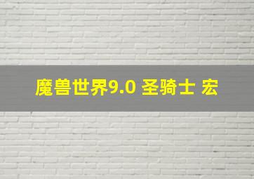 魔兽世界9.0 圣骑士 宏